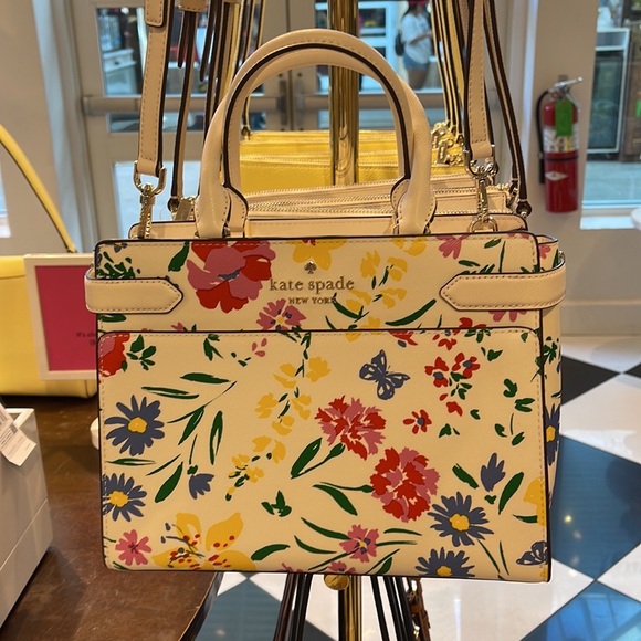 Kate Spade Staci Medium Satchel medium satchel
KB719 garden bouquet
cream multi - Picture 12 of 16